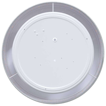 Taklampa med strålkastare Grå 30 x 30 x 13,5 cm tyg