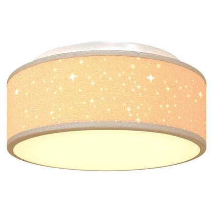 Taklampa med strålkastare Taupe 30 x 30 x 13,5 cm tyg