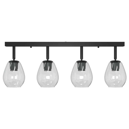 Takspotlight Svart 73.5 x 13 x 26 cm Glas och Metall