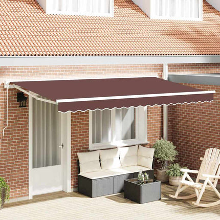 Markisväv Brun 4 x 2 m Polyester