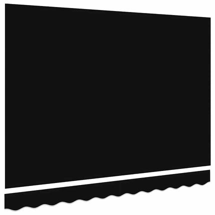 Markisväv Svart 3 x 2,5 m Polyester