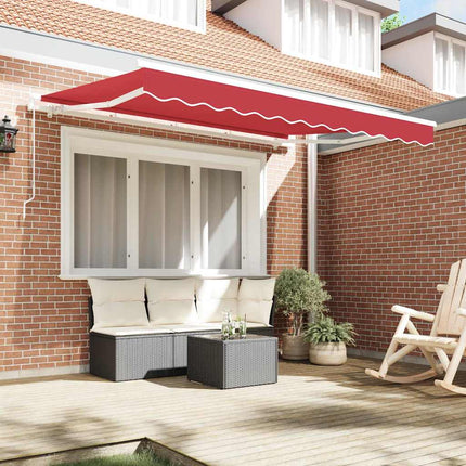 Markisväv Röd 3 x 2,5 m Polyester