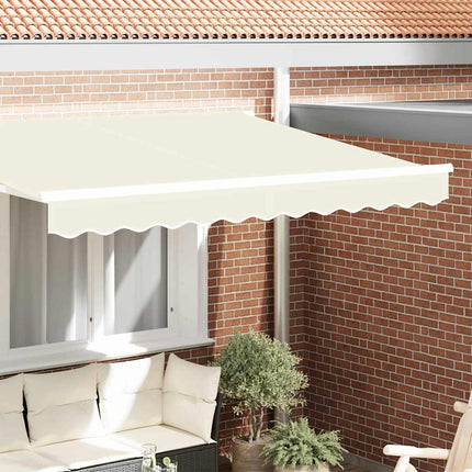 Markiskappa Ersättning Gräddestripe 230 x 20 cm Polyester