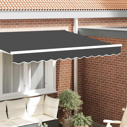 Markiskappa Ersättning Antracitrandig 2,5 m Polyester