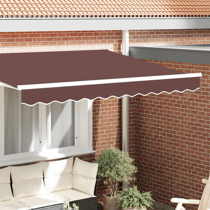 Markiskappa Ersättning Brun Randig 2,5 m Polyester