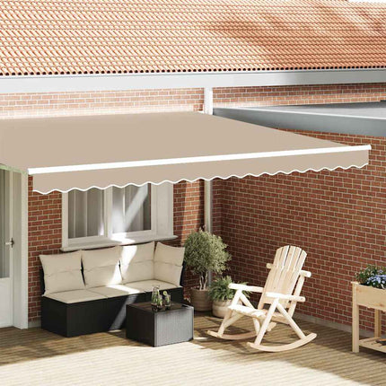 Markiskappa Ersättning Beige 4,5 m Polyester