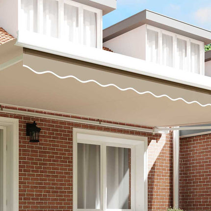 Markiskappa Ersättning Beige 480 x 20 cm Polyester