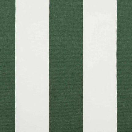 Markiskappa Ersättning Grön och Vit 4,5 m Polyester