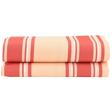 Markisväv Gul och Orange 1000 x 160 cm Polyester