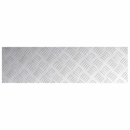Trappsteg Rektangulär 4 pcs Silver 70 x 20 cm Aluminium
