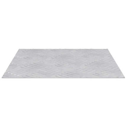 Trappsteg Fyrkantig 2 pcs Silver 30 x 30 cm Aluminium