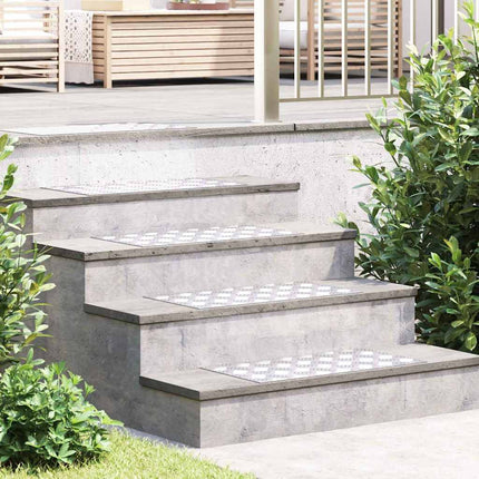 Trappsteg Rektangulär 2 pcs Silver 60 x 30 cm Aluminium