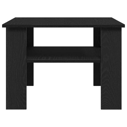 Kaffeebord Svart Ek 60 x 60 x 42 cm Konstruerat trä