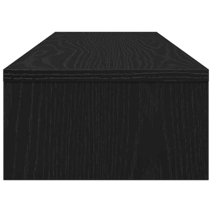 Monitorstativ svart ek 100x24x13 cm konstruerat trä