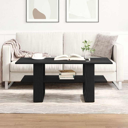 Kaffeebord Svart Ek 102 x 55 x 42 cm Konstruerat trä
