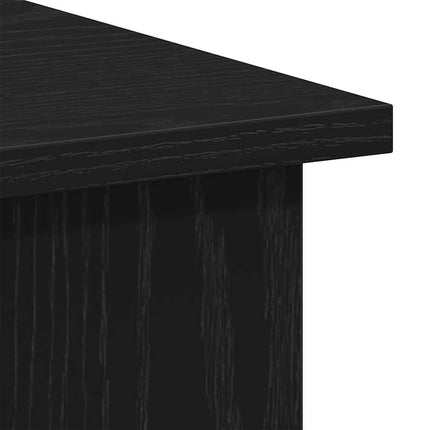 Skrivbord svart ek 100x55x75 cm konstruerat trä