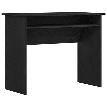 Skrivbord svart ek 90x50x74 cm konstruerat trä