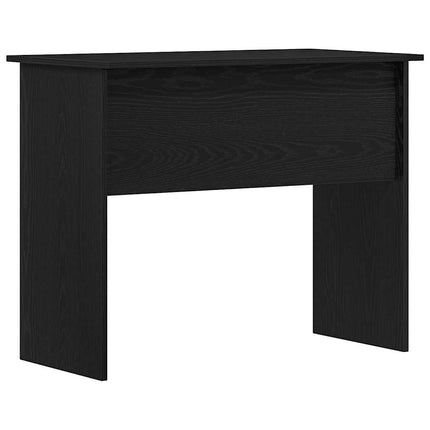 Skrivbord svart ek 90x50x74 cm konstruerat trä