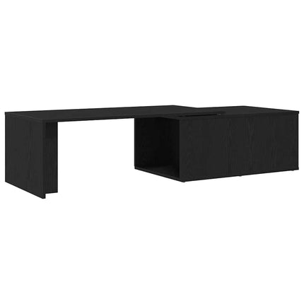 Kaffeebord Svart Ek 150 x 50 x 35 cm Konstruerat trä