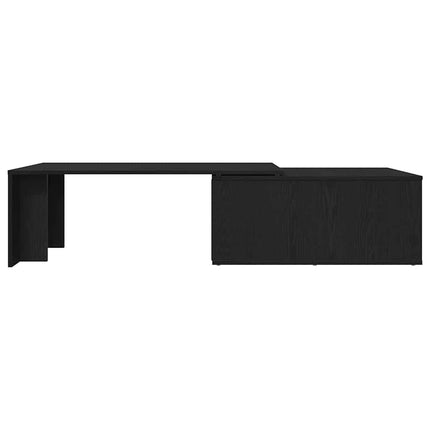 Kaffeebord Svart Ek 150 x 50 x 35 cm Konstruerat trä