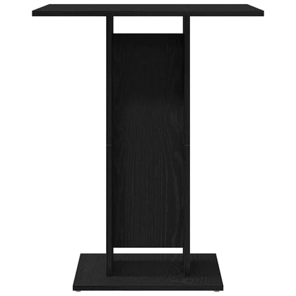 Bistrobord svart ek 60x60x75 cm konstruerat trä