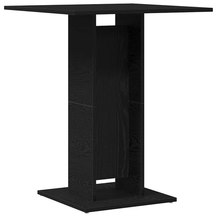 Bistrobord svart ek 60x60x75 cm konstruerat trä