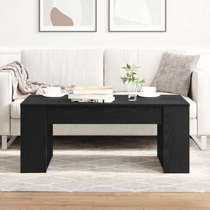 Kaffeebord Svart Ek 102 x 55 x 42 cm Konstruerat trä