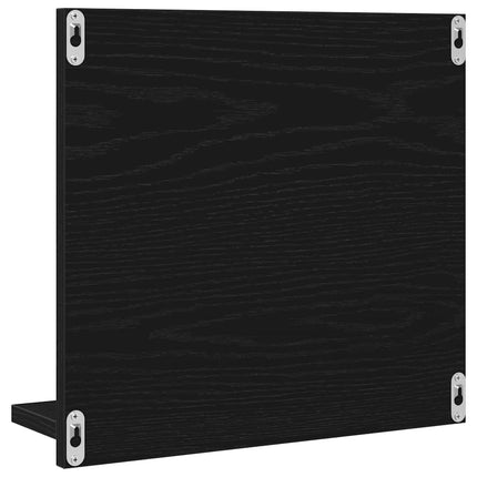 Badrumsspegel svart ek 40x10,5x37 cm konstruerat trä