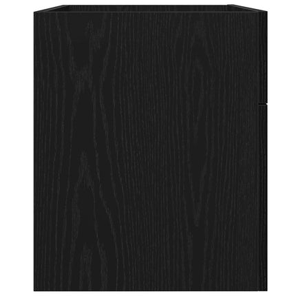 Diskbänksskåp Svart Ek 38,5 x 100 x 46 cm Konstruerat trä