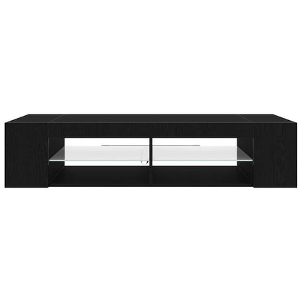 TV-skåp Svart Ek 135 x 39 x 30 cm Konstruerat trä