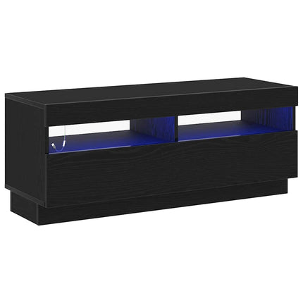 TV-skåp Svart Ek 100 x 35 x 40 cm Konstruerat trä