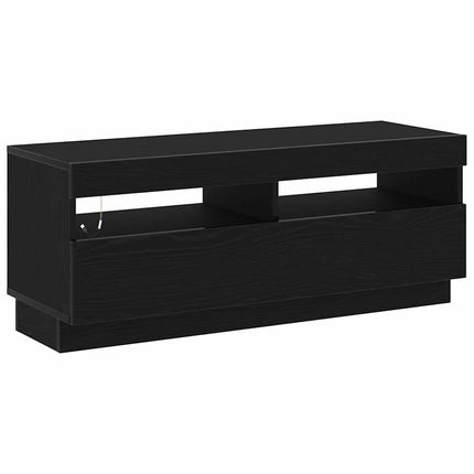 TV-skåp 100 x 35 x 40 cm Svart Ek Konstruerat trä