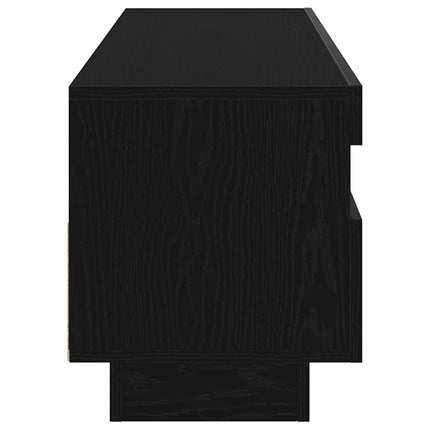 TV-skåp Svart Ek 100 x 35 x 40 cm Konstruerat trä