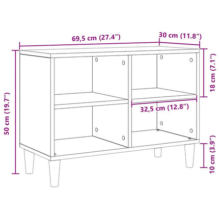 TV-skåp artisian oak 69,5 x 30 x 50 cm Konstruerat trä