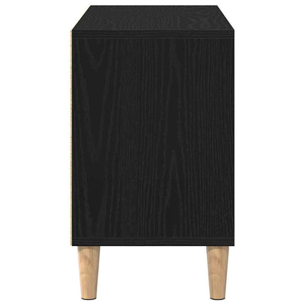 TV-skåp Svart Ek 69,5 x 30 x 50 cm Konstruerat trä