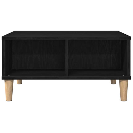 Kaffeebord Svart Ek 60 x 60 x 30 cm Konstruerat trä