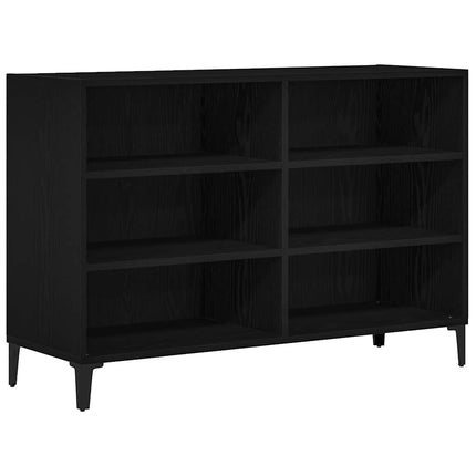 Sideboard Svart Ek 103,5 x 35 x 70 cm Konstruerat trä