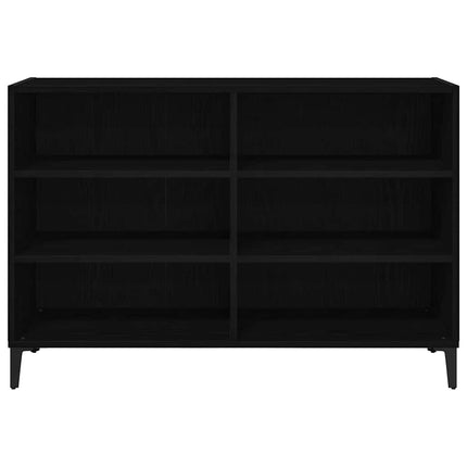 Sideboard Svart Ek 103,5 x 35 x 70 cm Konstruerat trä