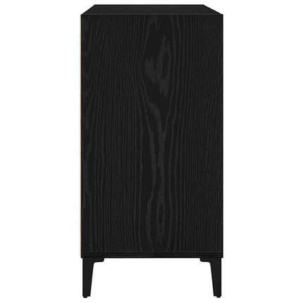 Sideboard Svart Ek 103,5 x 35 x 70 cm Konstruerat trä