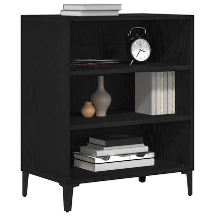 Sideboard Svart Ek 57 x 35 x 70 cm Konstruerat trä