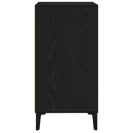 Sideboard Svart Ek 57 x 35 x 70 cm Konstruerat trä