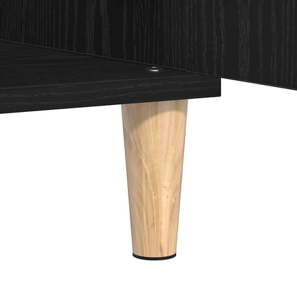 Sideboard Svart Ek 60 x 35 x 70 cm Konstruerat trä