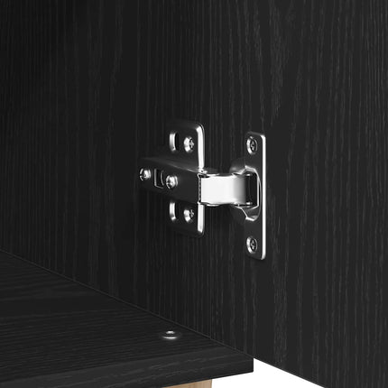 Sideboard Svart Ek 60 x 35 x 70 cm Konstruerat trä