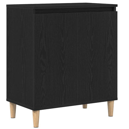 Sideboard Svart Ek 60 x 35 x 70 cm Konstruerat trä