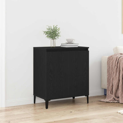 Sideboard Svart Ek 60 x 35 x 70 cm Konstruerat trä