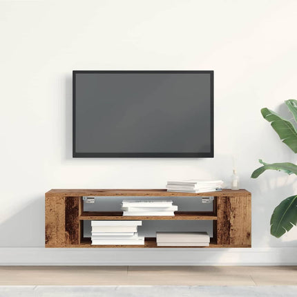 TV-skåp Gammalt trä 100 x 30 x 26,5 cm Konstruerat trä