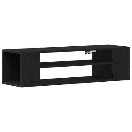 TV-skåp Svart Ek 100 x 30 x 26,5 cm Konstruerat trä