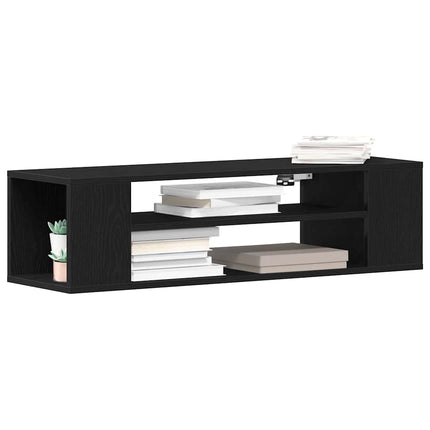 TV-skåp Svart Ek 100 x 30 x 26,5 cm Konstruerat trä