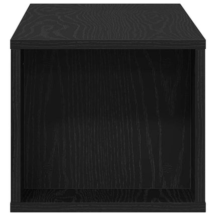 TV-skåp Svart Ek 100 x 30 x 26,5 cm Konstruerat trä