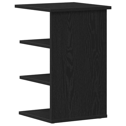 Sidokabinett Svart Ek 35 x 35 x 55 cm Konstruerat trä